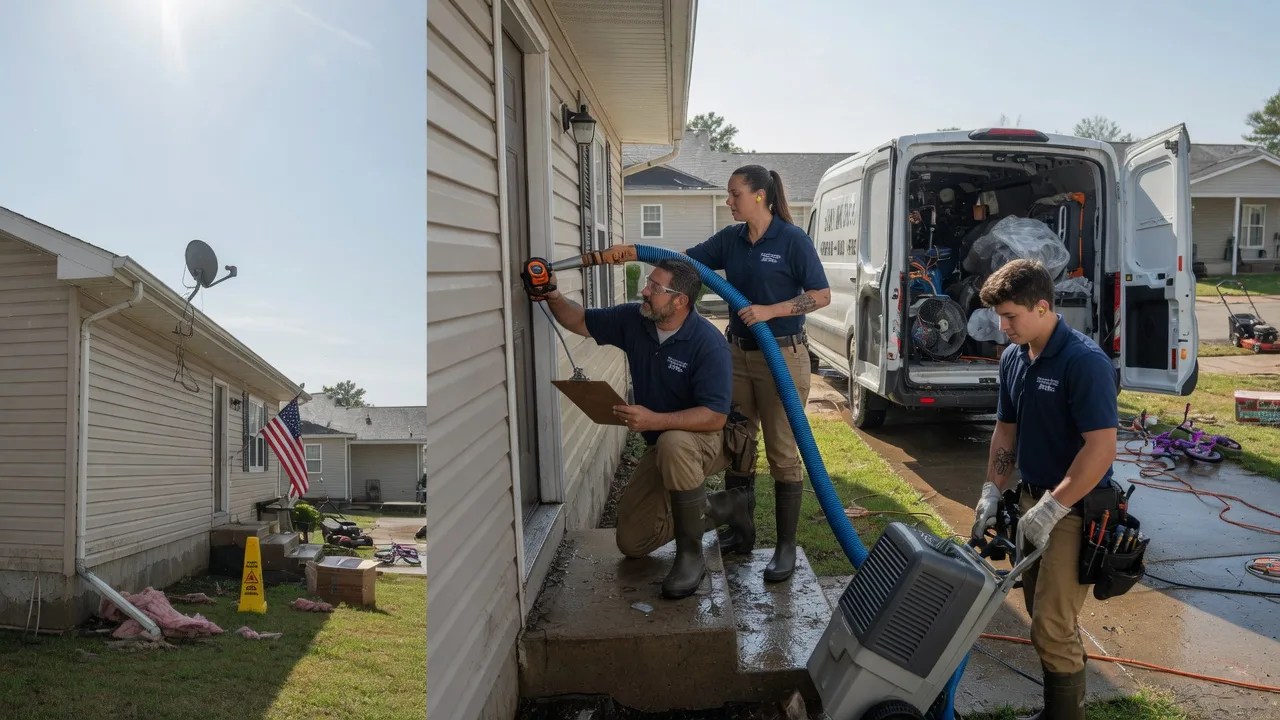 Ceiling Water Damage Restoration in Thayer, IL near me